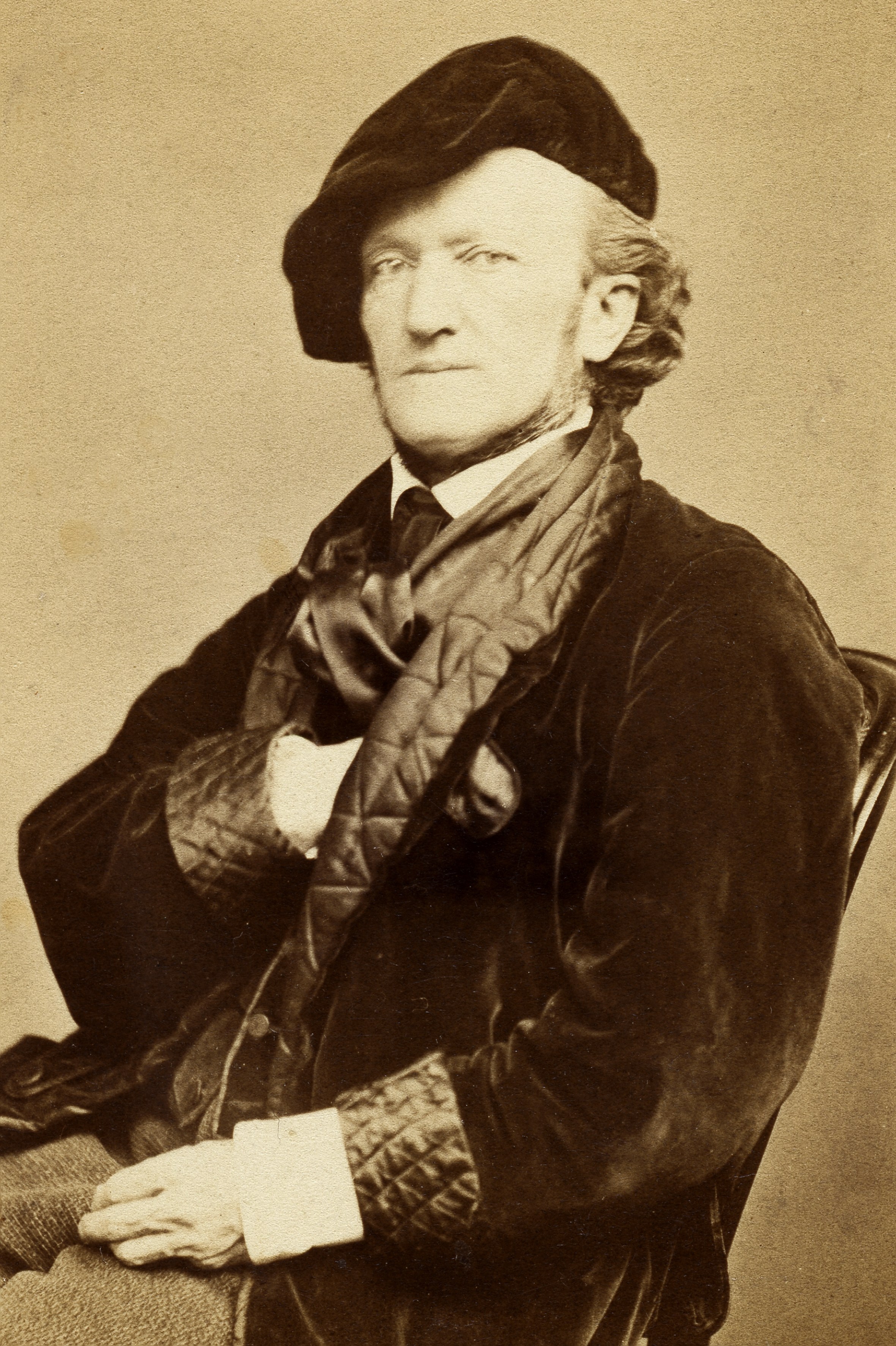 Photo of Richard Wagner, German composer.